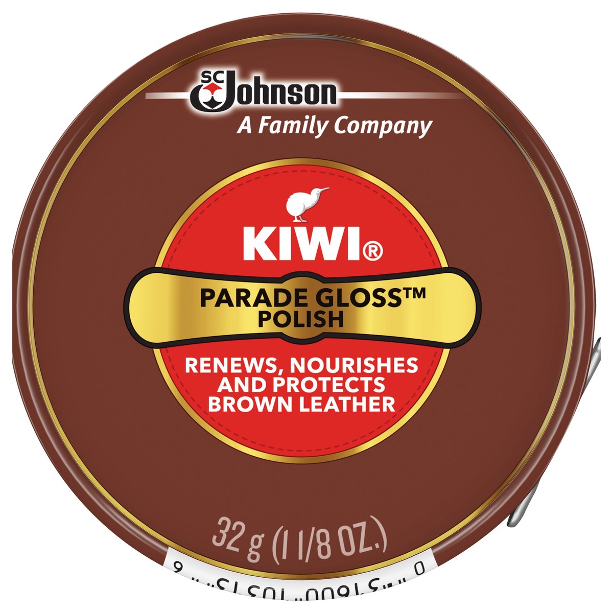 slide 1 of 3, KIWI Brown Parade Gloss Premium Shoe Polish, 1.13 oz