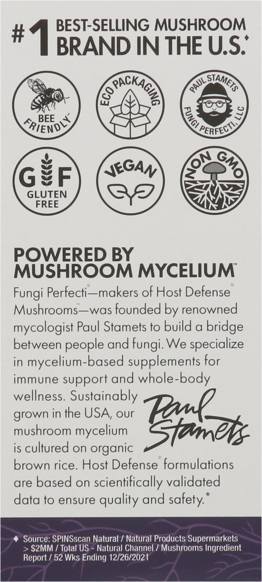 slide 7 of 12, Host Defense Mushrooms Mycobotanicals Brain 60 Capsules, 60 ct