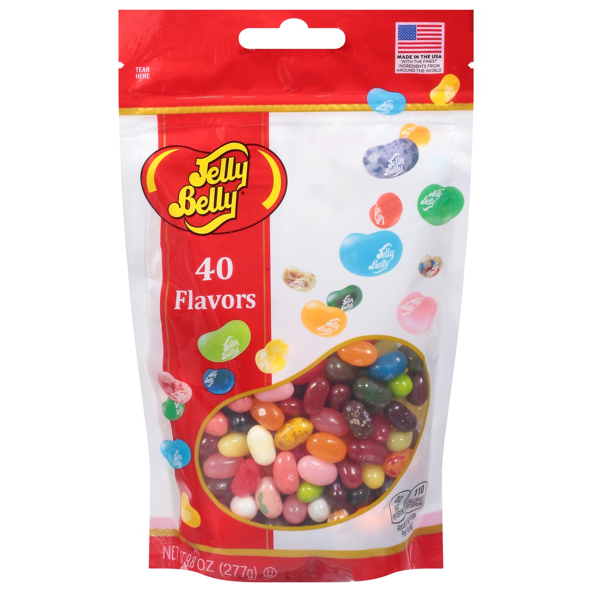 slide 11 of 11, Jelly Belly 40 Assorted Jelly Bean Flavors, 9.8 oz Bag, 9.8 oz