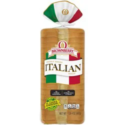 Brownberry Italian Bread, 22 oz, Plain Italian Bread, Bag