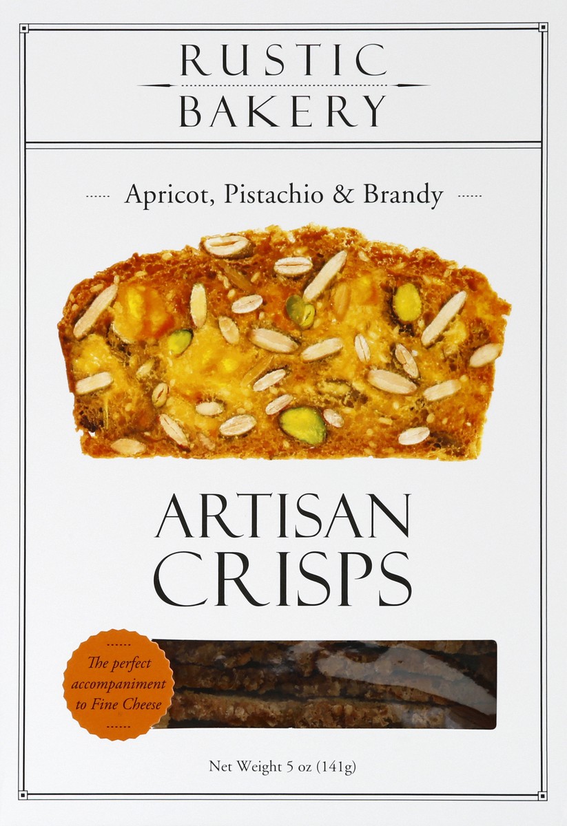 slide 6 of 9, Rustic Bakery Apricot, Pistachio & Brandy Artisan Crisps 5 oz, 5 oz