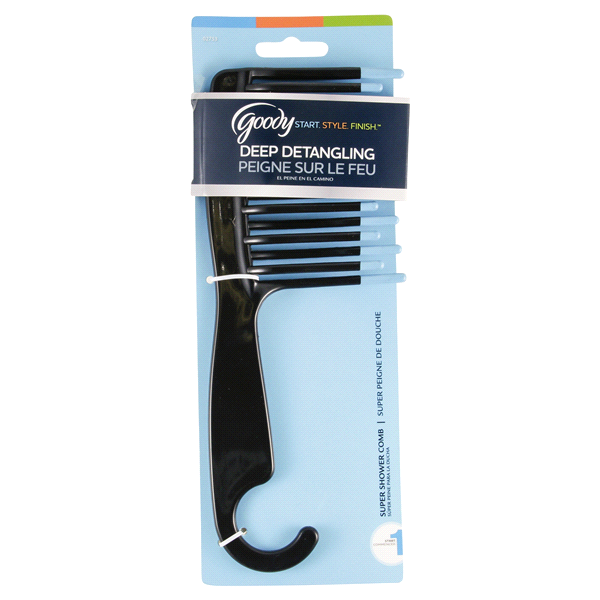 slide 1 of 2, Goody Super Shower Detangler Comb, 1 ct