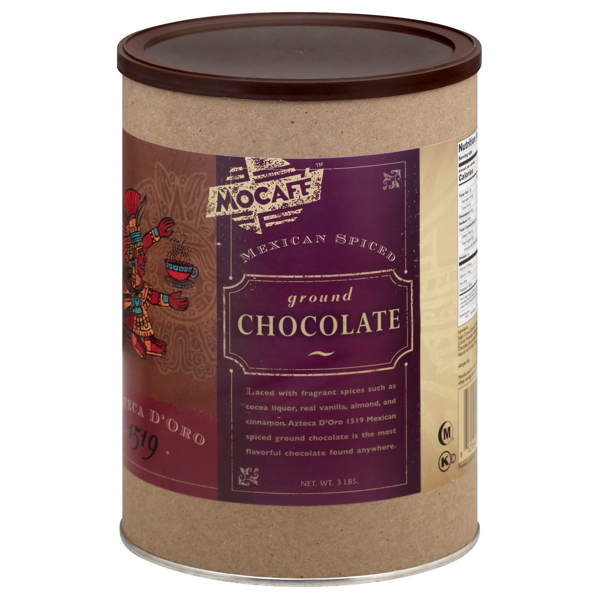 slide 9 of 10, MOCAFE Ground Mexican Spiced Chocolate - 3 lb, 3 lb