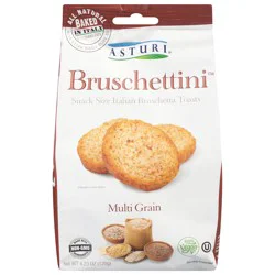 Asturi Bruschettini Multi-Grain Italian Bruschetta Toasts Snack Size 4.23 oz
