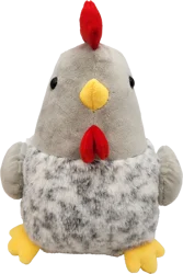 Holiday Home Easter Chicken Plush - Grey Spotted, 10 in