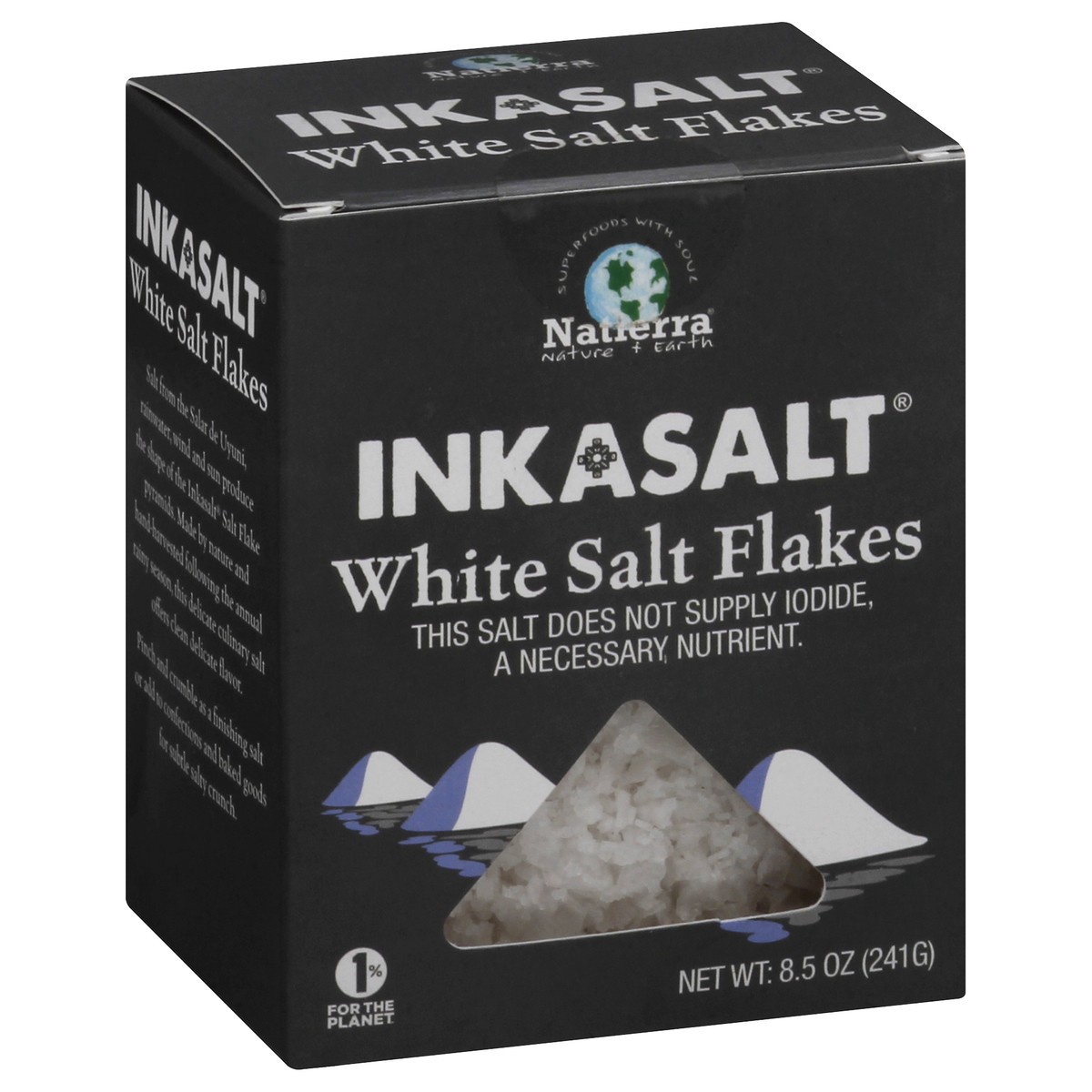 slide 2 of 9, Inkasalt White Salt Flakes 8.5 oz, 8.5 oz