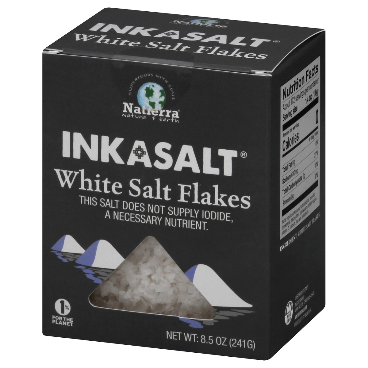slide 3 of 9, Inkasalt White Salt Flakes 8.5 oz, 8.5 oz