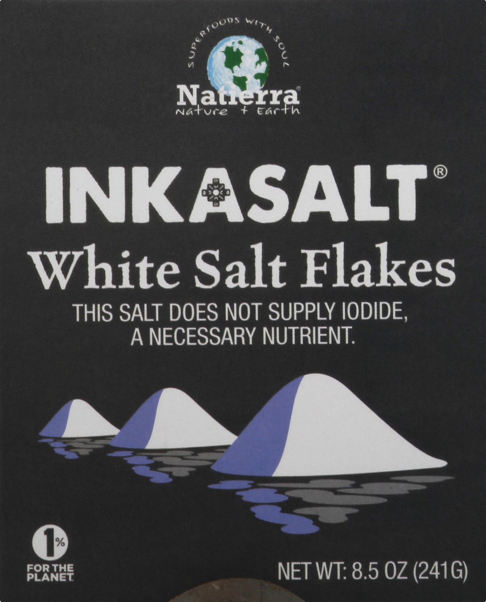 slide 5 of 9, Inkasalt White Salt Flakes 8.5 oz, 8.5 oz