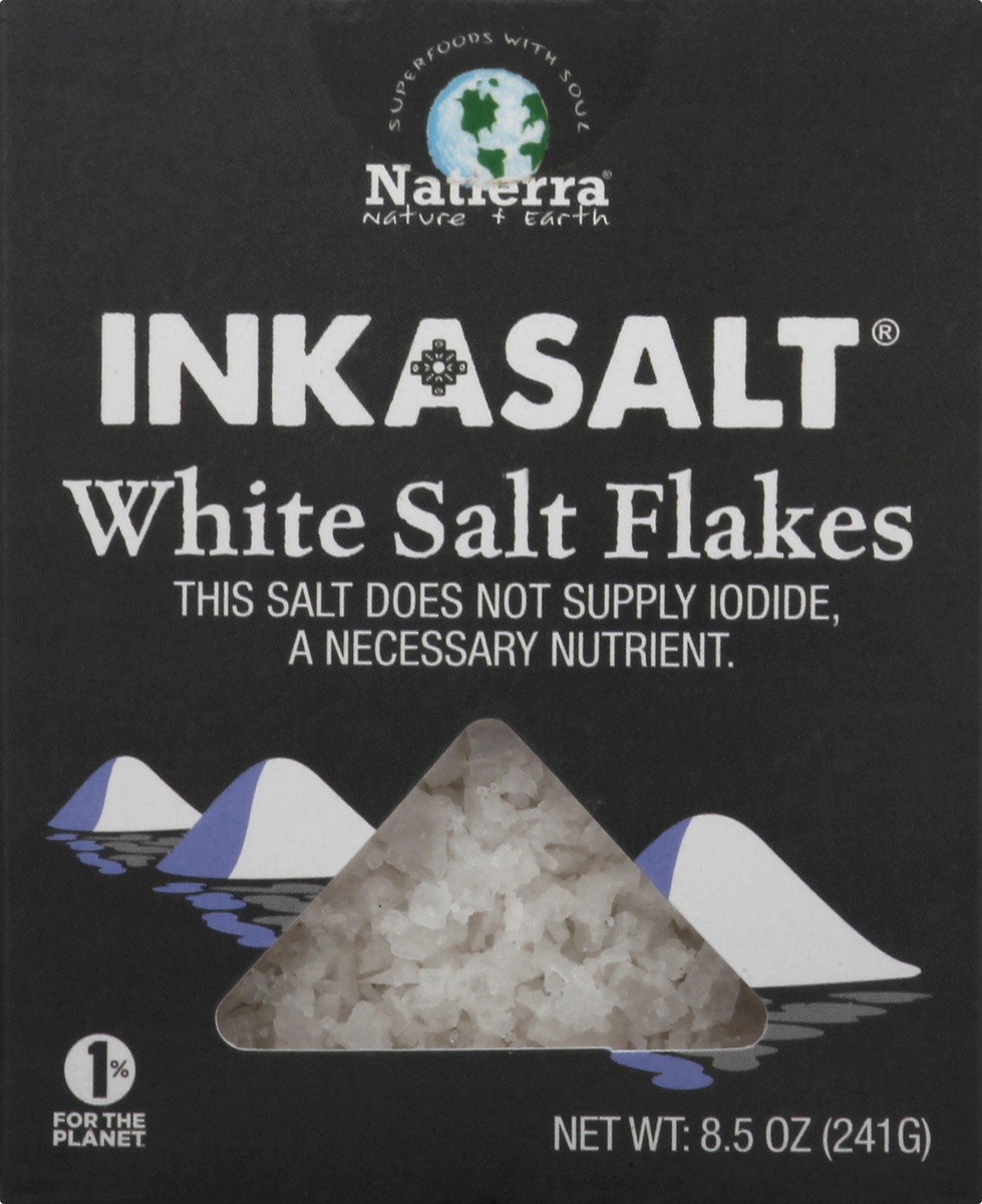 slide 1 of 9, Inkasalt White Salt Flakes 8.5 oz, 8.5 oz