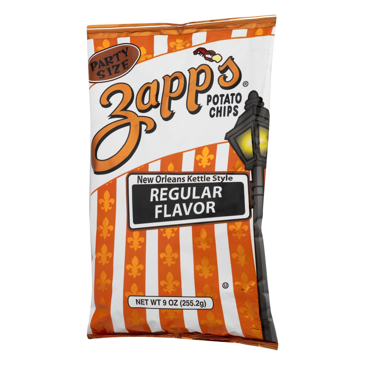 slide 8 of 9, Zapp's Party Size New Orleans Kettle Style Regular Flavor Potato Chips 9.0 oz, 9 oz
