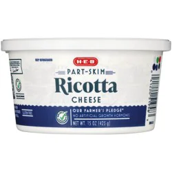H-E-B Part Skim Ricotta Cheese