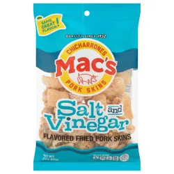 Mac's Salt & Vinegar Fried Pork Skins, 3 Oz.