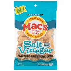 Mac's Salt & Vinegar Fried Pork Skins, 3 Oz.