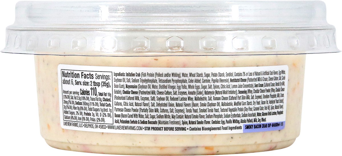 slide 4 of 9, Salads of the Sea Smoky Bacon Crab Dip 7oz, 7 oz