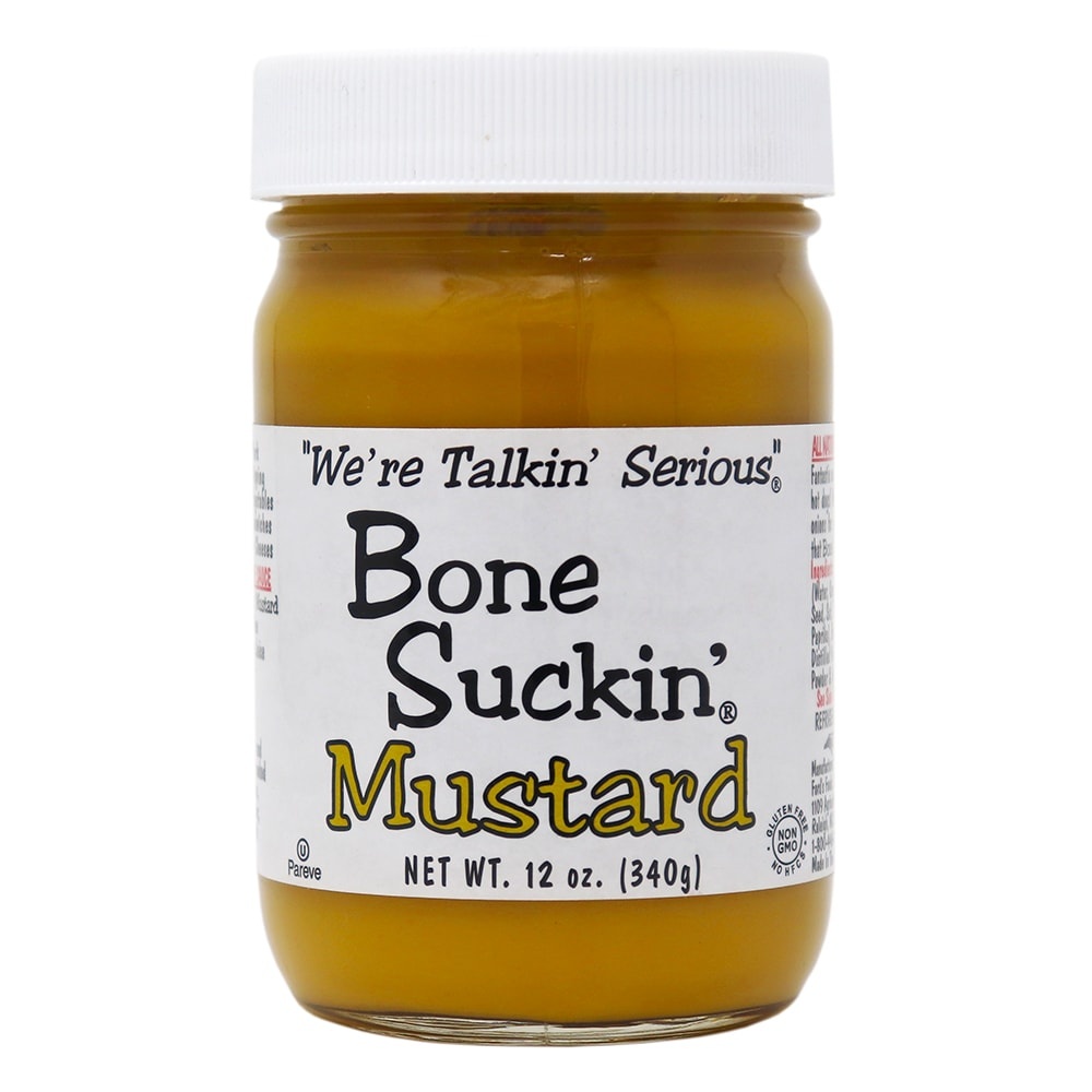 slide 1 of 1, Bone Suckin' Sauce Mustard, 12 oz