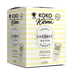 Koko & Karma Vitamin C & Pineapple Coconut Water - 4 pk Cans