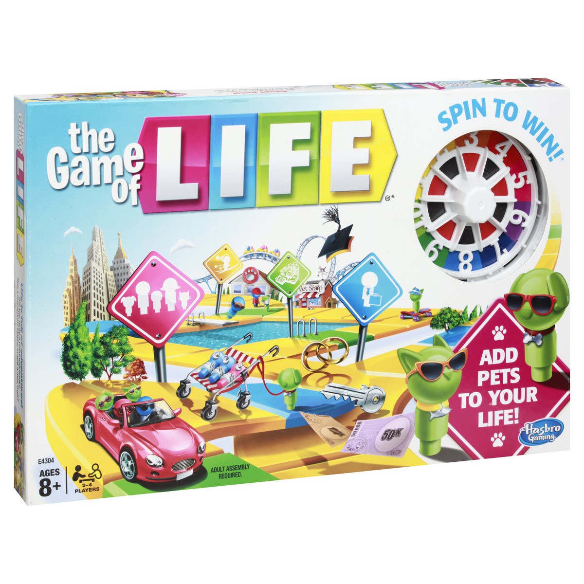 slide 2 of 9, Hasbro Ages 8+ The Game of Life 1 ea, 1 ct