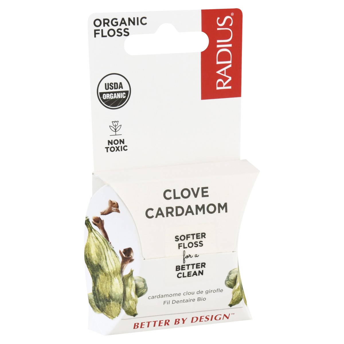 slide 8 of 12, Radius Floss Cardmom Clove Org, 1 ct