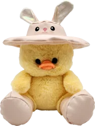 Holiday Home Spring Raindrop Chick with Hat Plush - Pink, 12 in