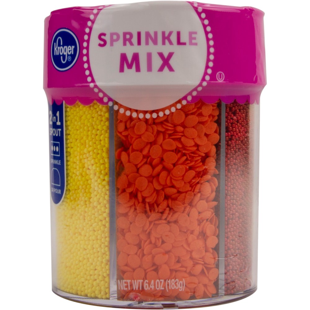 slide 1 of 5, Kroger 6-Cell Cake Decor Everday Sprinkle Mix, 6.4 oz