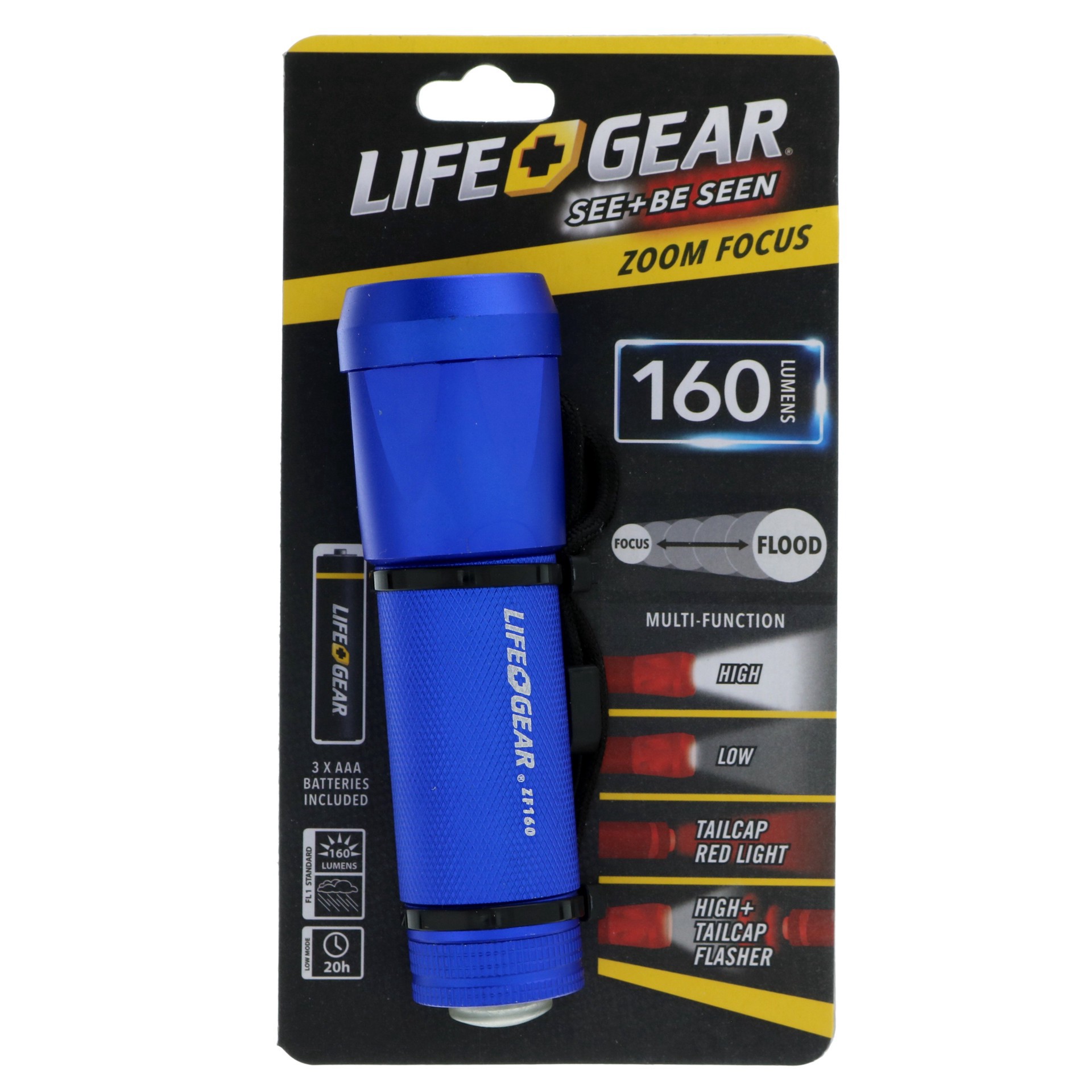 slide 1 of 1, Life Gear Zoom Flashlight Mini Max, Colors May Vary, 1 ct