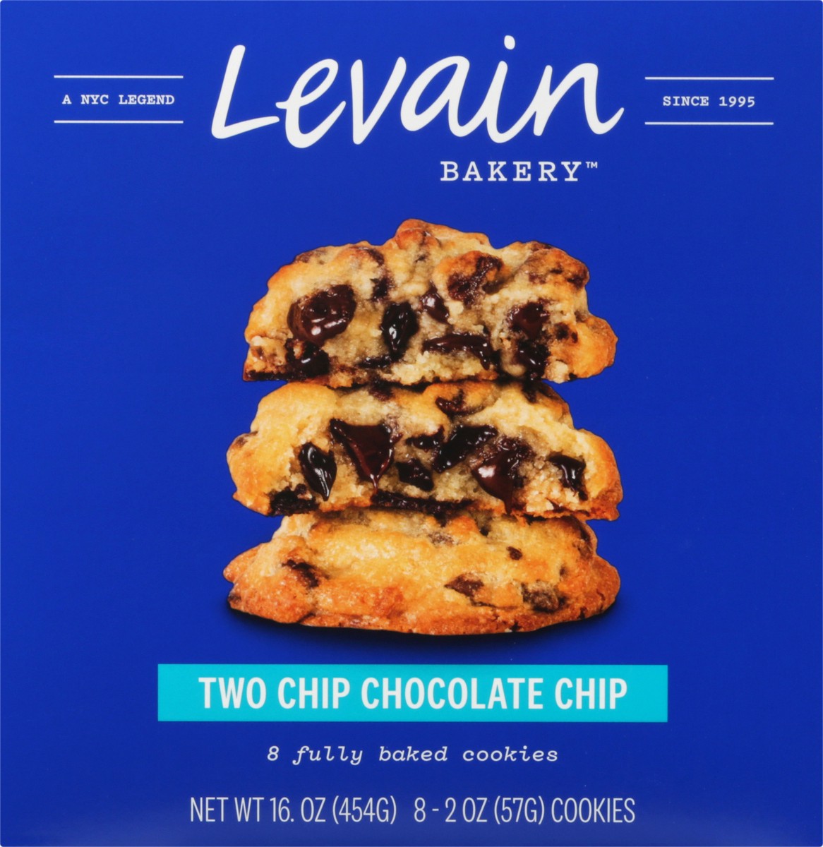 slide 5 of 10, Levain Bakery Baked Two Chip Chocolate Chip Cookies 8 ea, 8 ct