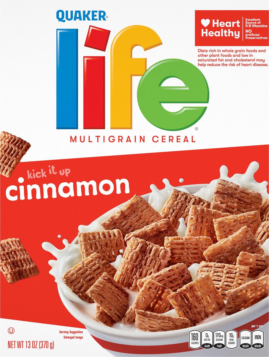 slide 1 of 6, Life Cereal, 13 oz