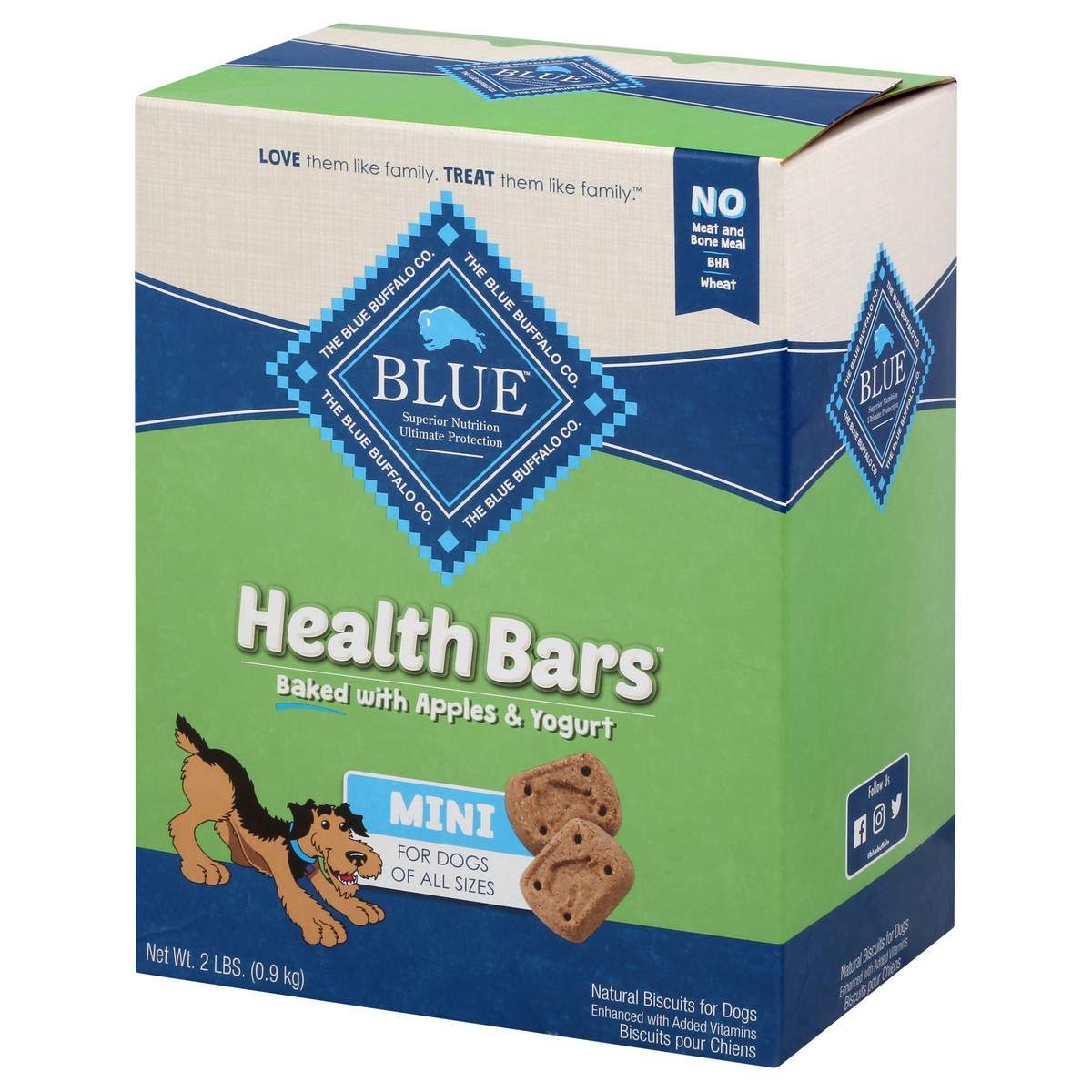 slide 9 of 9, Blue Buffalo Dog Biscuits 2 lb, 2 lb