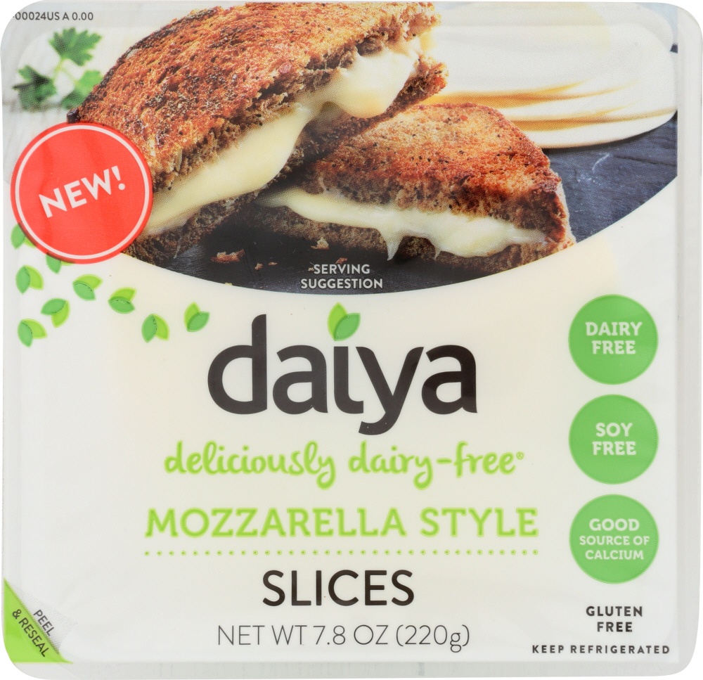 slide 1 of 1, Daiya Mozzarella Style Slices, 7.8 oz