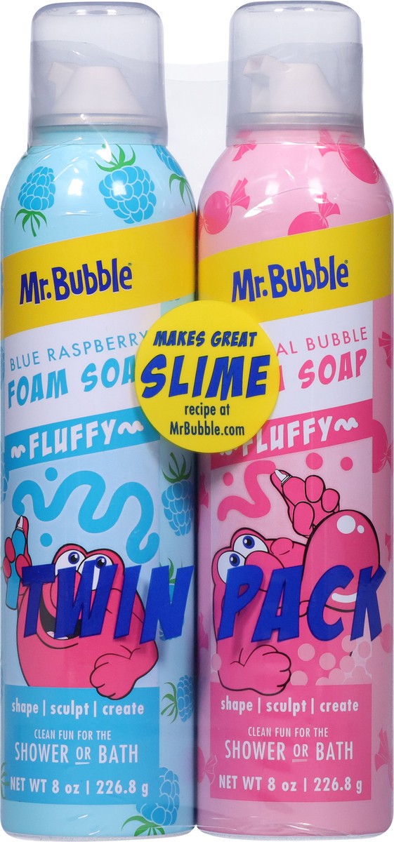 slide 7 of 9, Mr. Bubble Doodle/Fluffy Bubbleberry/Original Bubble Twin Pack Foam Soap 2 - 8 oz Bottles, 2 ct