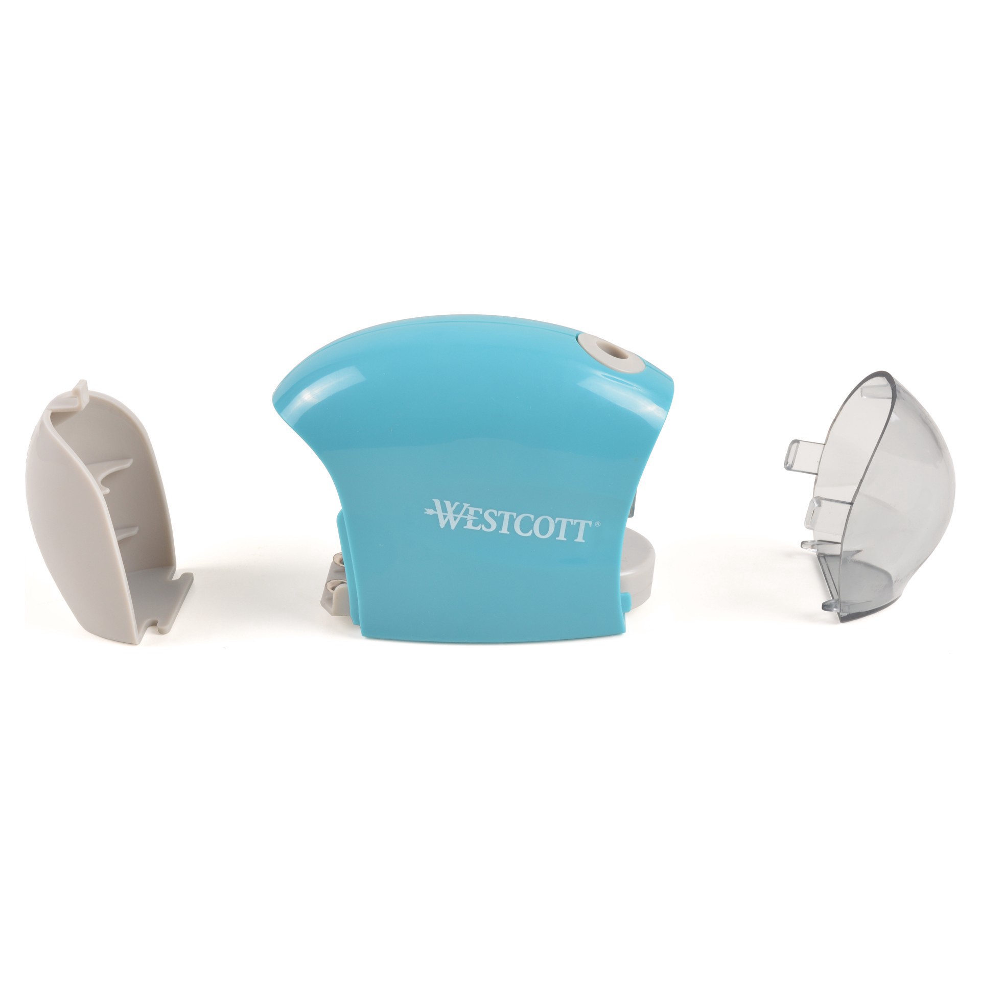 slide 2 of 8, Westcott Assorted Westcott Battery Operated Pencil Sharpener, 6.3 in x 6 in x 2.1 in