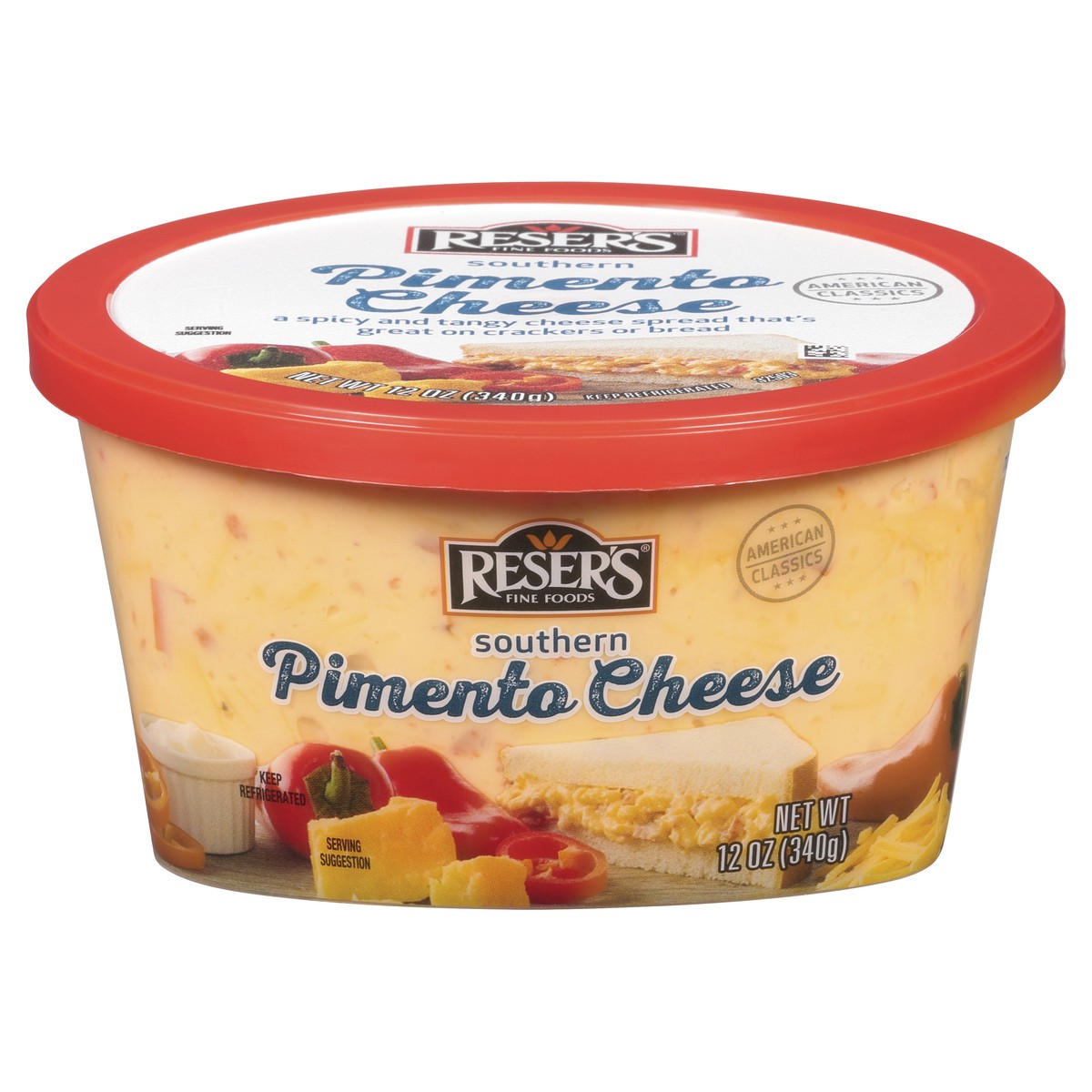 slide 9 of 9, Reser's Pimento Cheese, 12 oz