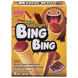 Hapi Bing Bing Cone Snack Chocolate
