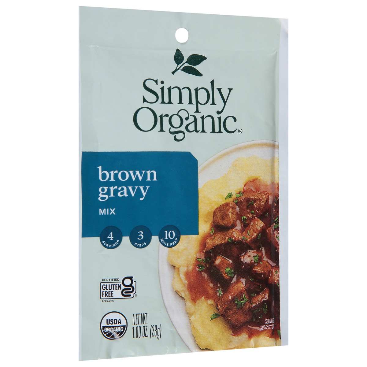 slide 2 of 9, Simply Organic Brown Gravy Mix 1.0 oz, 1 oz