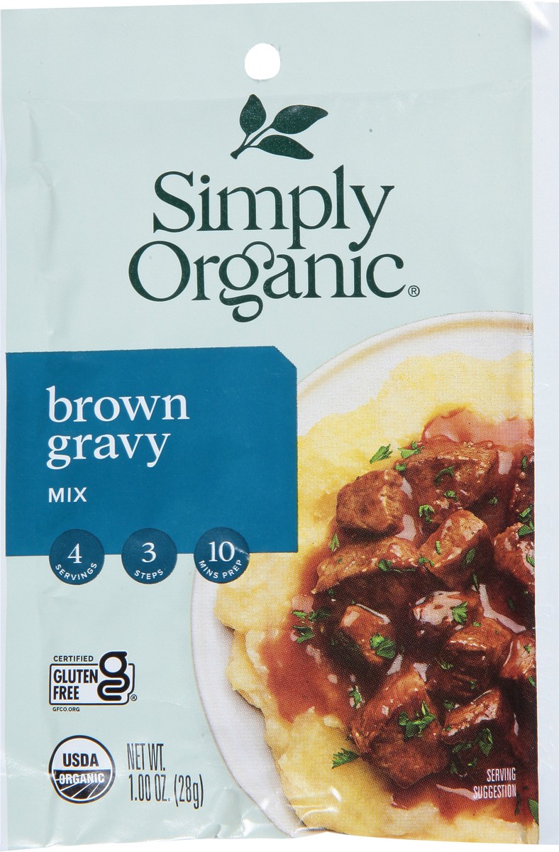 slide 4 of 9, Simply Organic Brown Gravy Mix 1.0 oz, 1 oz