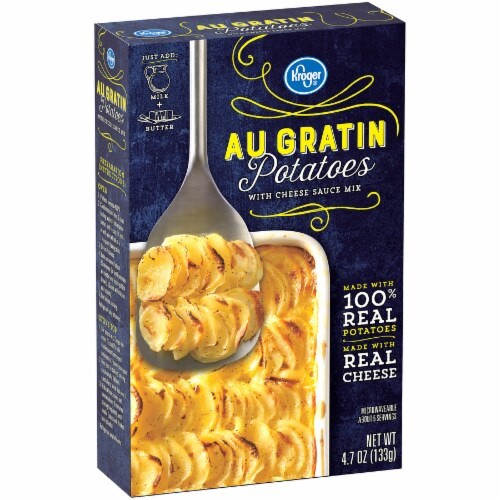 slide 2 of 4, Kroger Au Gratin Potatoes with Cheese Sauce Mix, 4.7 oz