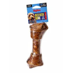 Hy-Vee 6" Beefhide Bone For Dogs, Beef Flavor
