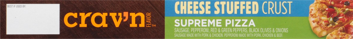 slide 4 of 9, Crav'N Flavor Stuffed Crust Supreme Pizza, 35.6 oz