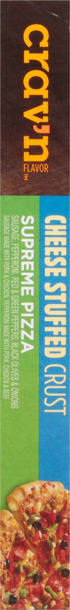 slide 7 of 9, Crav'N Flavor Stuffed Crust Supreme Pizza, 35.6 oz