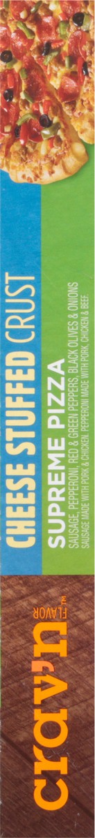 slide 6 of 9, Crav'N Flavor Stuffed Crust Supreme Pizza, 35.6 oz