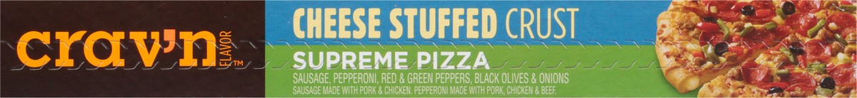 slide 8 of 9, Crav'N Flavor Stuffed Crust Supreme Pizza, 35.6 oz