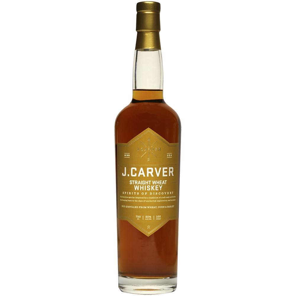 slide 1 of 1, J Carver Wheat Whiskey, 