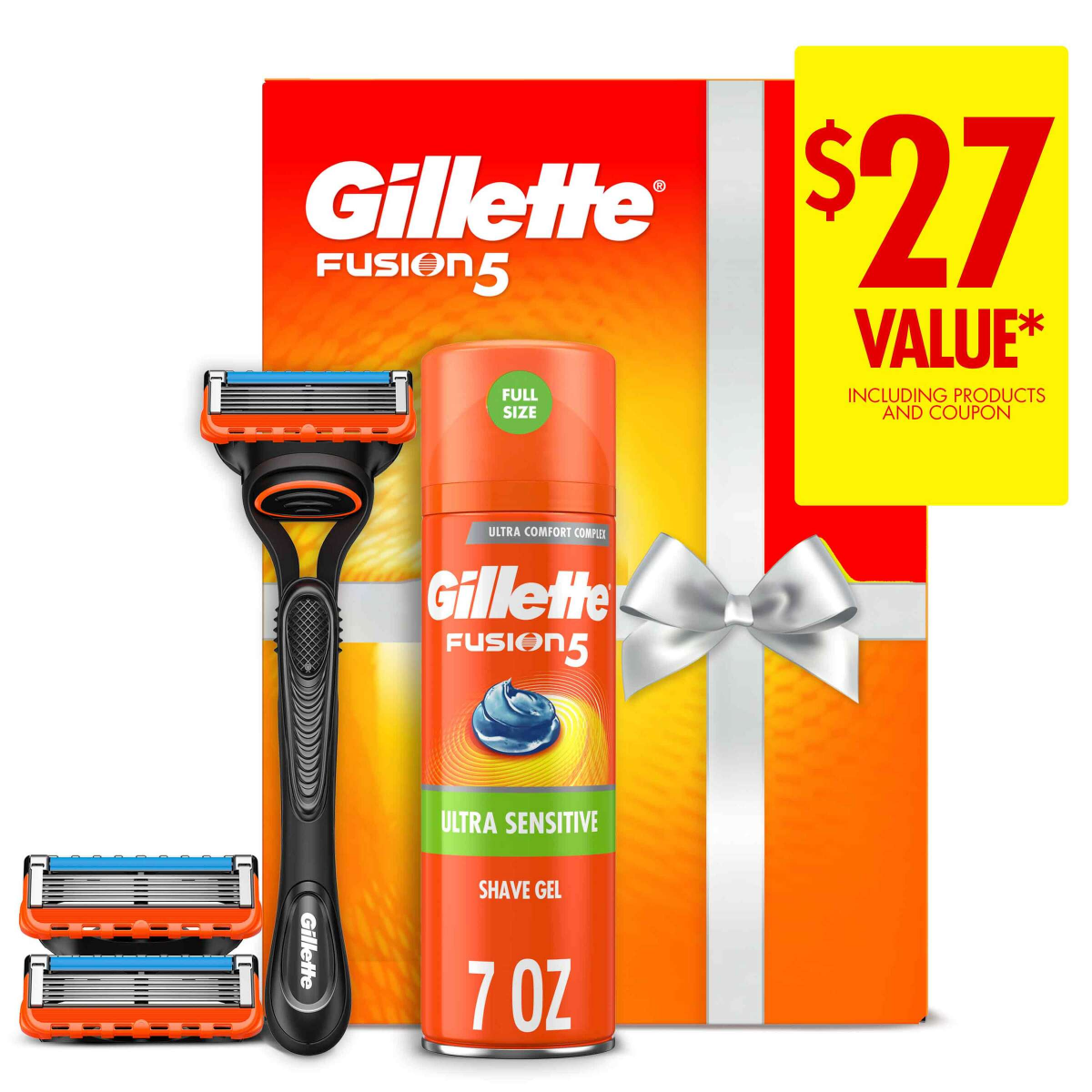 slide 1 of 25, Gillette Fusion 5 Holiday Set, 1 ct