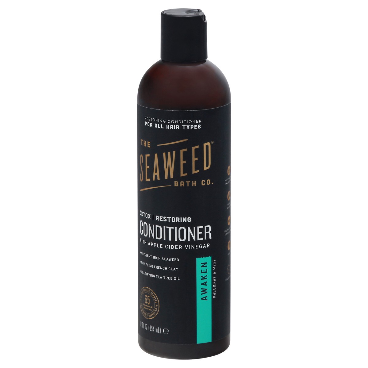 slide 4 of 9, The Seaweed Bath Co. Clarifying Restoring Detox Rosemary & Mint Conditioner 12 fl oz, 12 fl oz