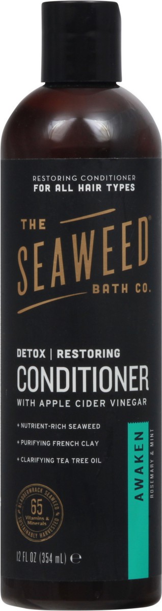 slide 6 of 9, The Seaweed Bath Co. Clarifying Restoring Detox Rosemary & Mint Conditioner 12 fl oz, 12 fl oz