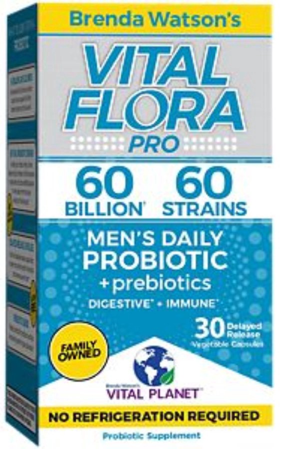 slide 1 of 1, Vital Planet Brenda Watson's Vital Flora Men's Daily Flora Pro 30Ct, 1 ct