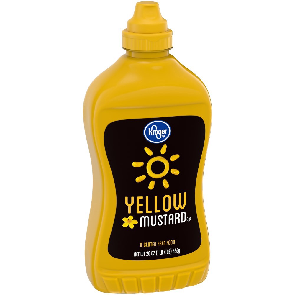 slide 2 of 6, Kroger Yellow Mustard, 20 oz