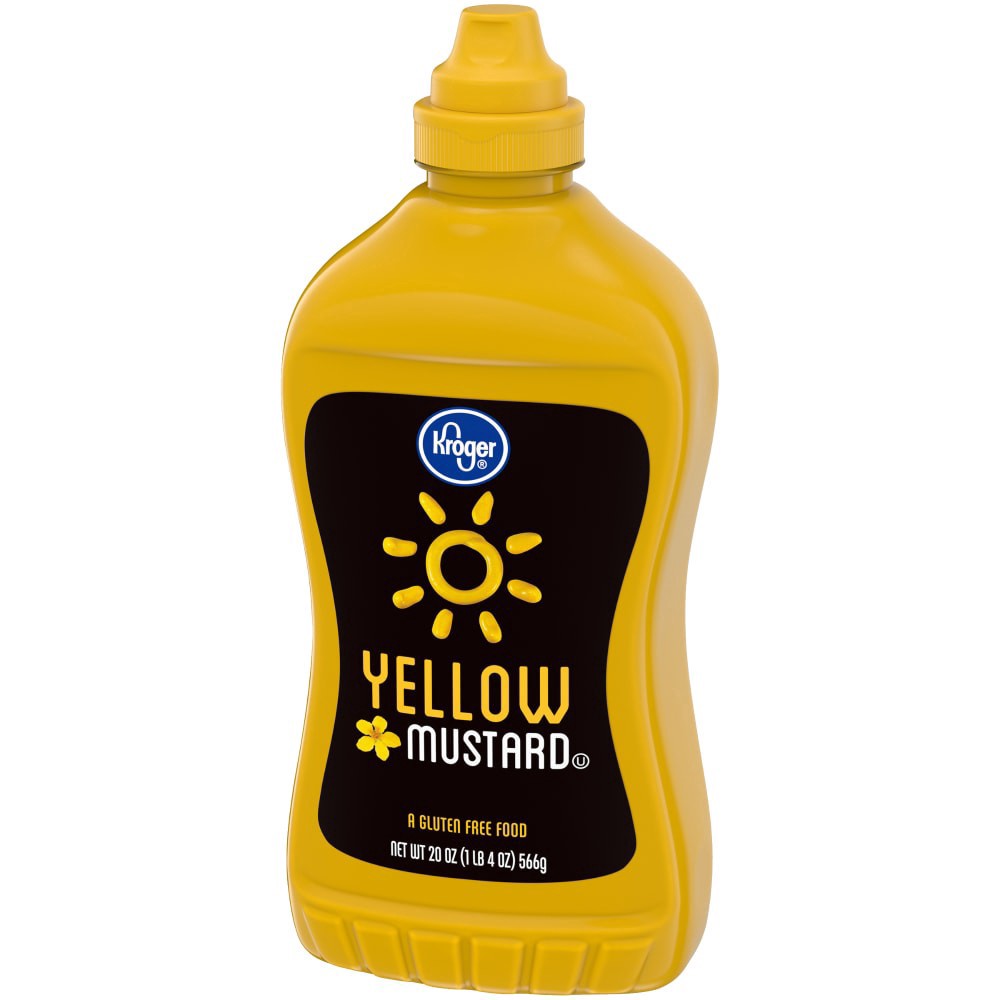 slide 6 of 6, Kroger Yellow Mustard, 20 oz