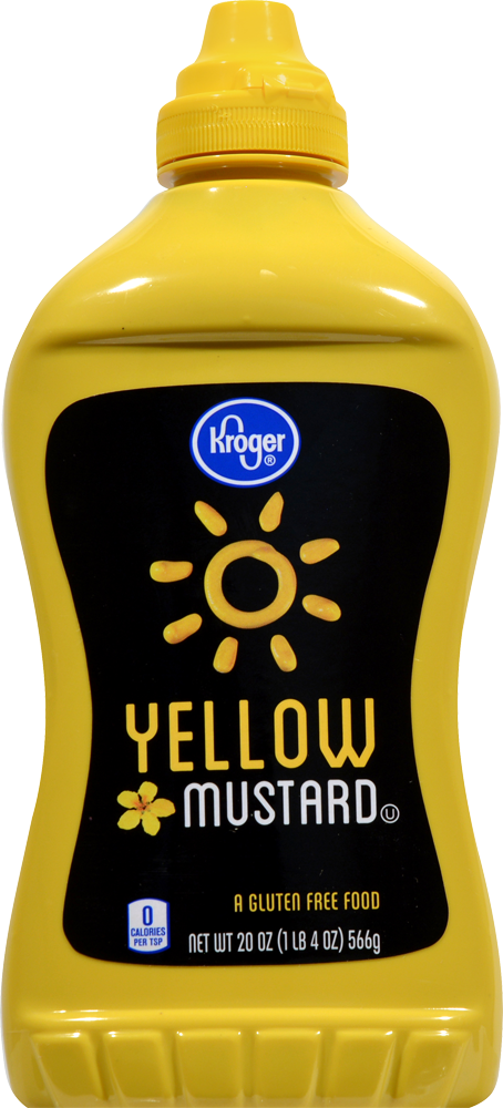 slide 1 of 1, Kroger Yellow Mustard, 20 oz