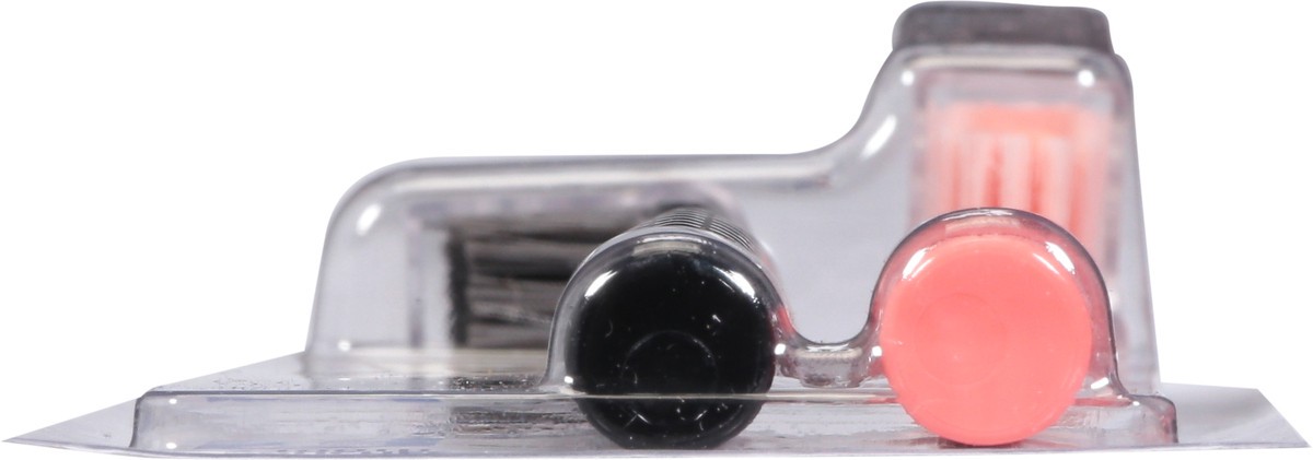 slide 8 of 9, Oral-B Pro Whitening Brilliance Toothbrushes, Extra Soft, Black and Coral, 2 Count, 2 ct